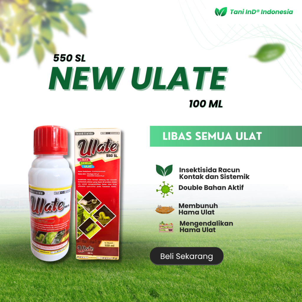 Jual New Ulate 550 SL 100 ml Insektisida untuk Mengendalikan Hama Ulat ...