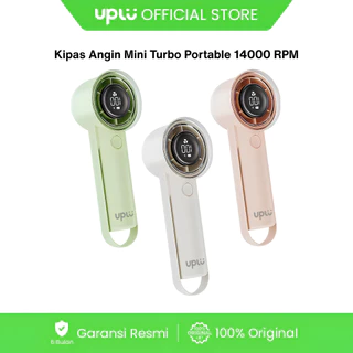 UPLU Kipas Portable High Speed Fan Kipas Angin Mini Turbo Rechargeable Adjustable 100 Gear LED