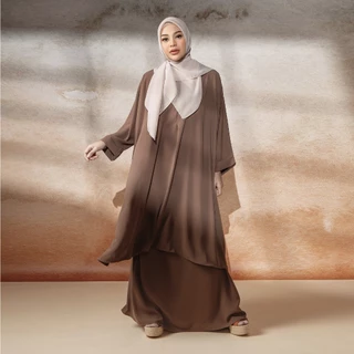 Lozy Hijab - Haifa Tunik Set (One Set Tunic Skirt Melayu Bahan Arabian Premium Cooltech Anti UV)