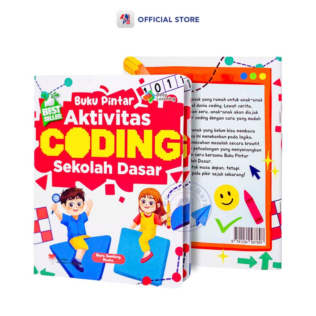 Jual Buku Coding Anak / Buku Pintar Aktivitas Coding Untuk SD / Giri ...