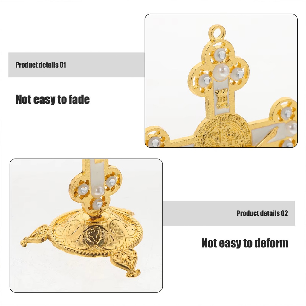 1PC SALIB DUDUK KATOLIK 8 CM / 14 CM - SALIB MEJA 5