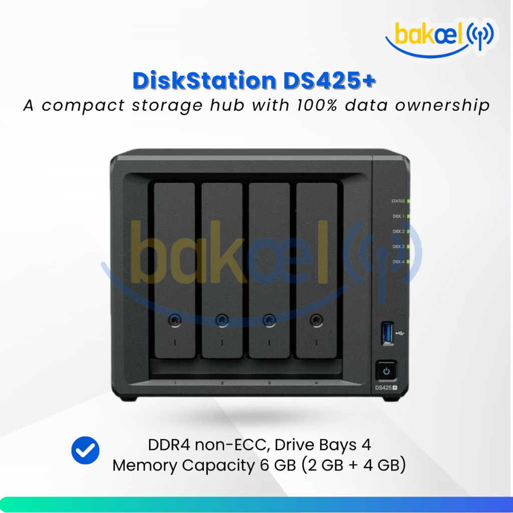 Jual Synology DS425+ DiskStation 4-Bay NAS Server Storage Cloud DS 425 ...