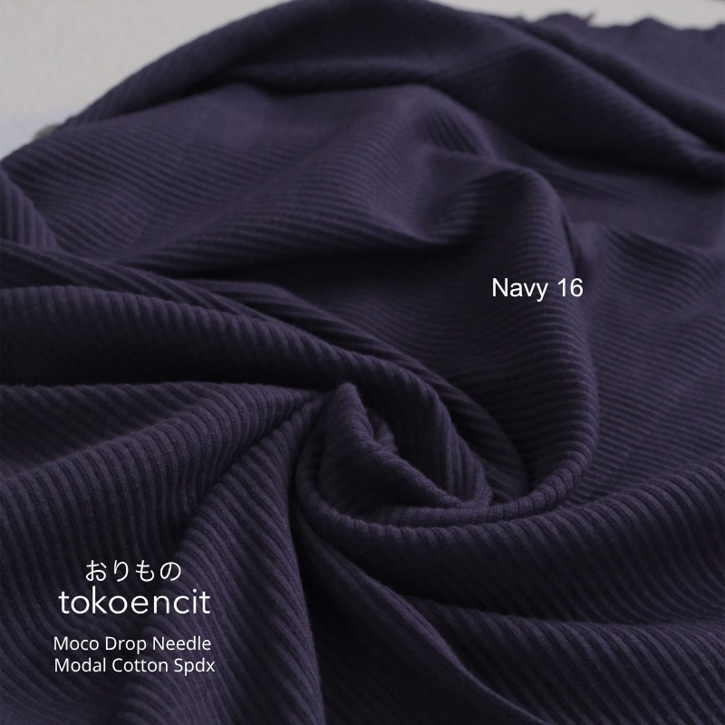 Jual Tokoencit Moco Drop per 1m Bahan Stretch Nyaman Natural Knitwear ...