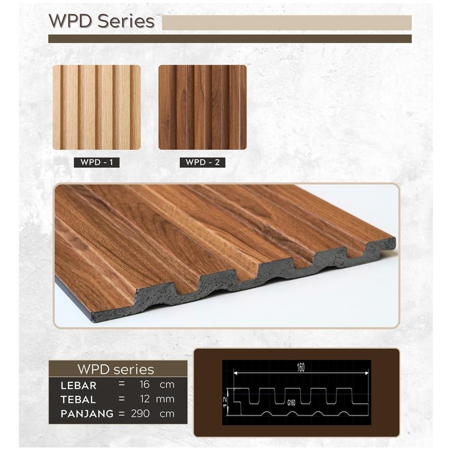 Jual PVC Tembok Wall Panel WPD Series Dekorasi Dinding (290cm x 16cm x ...
