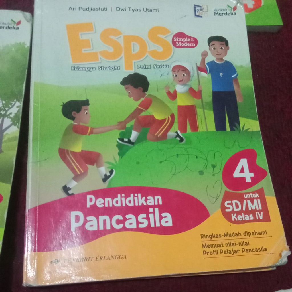 Jual buku esps pendidikan pancasila kelas 4 SD erlangga | Shopee Indonesia