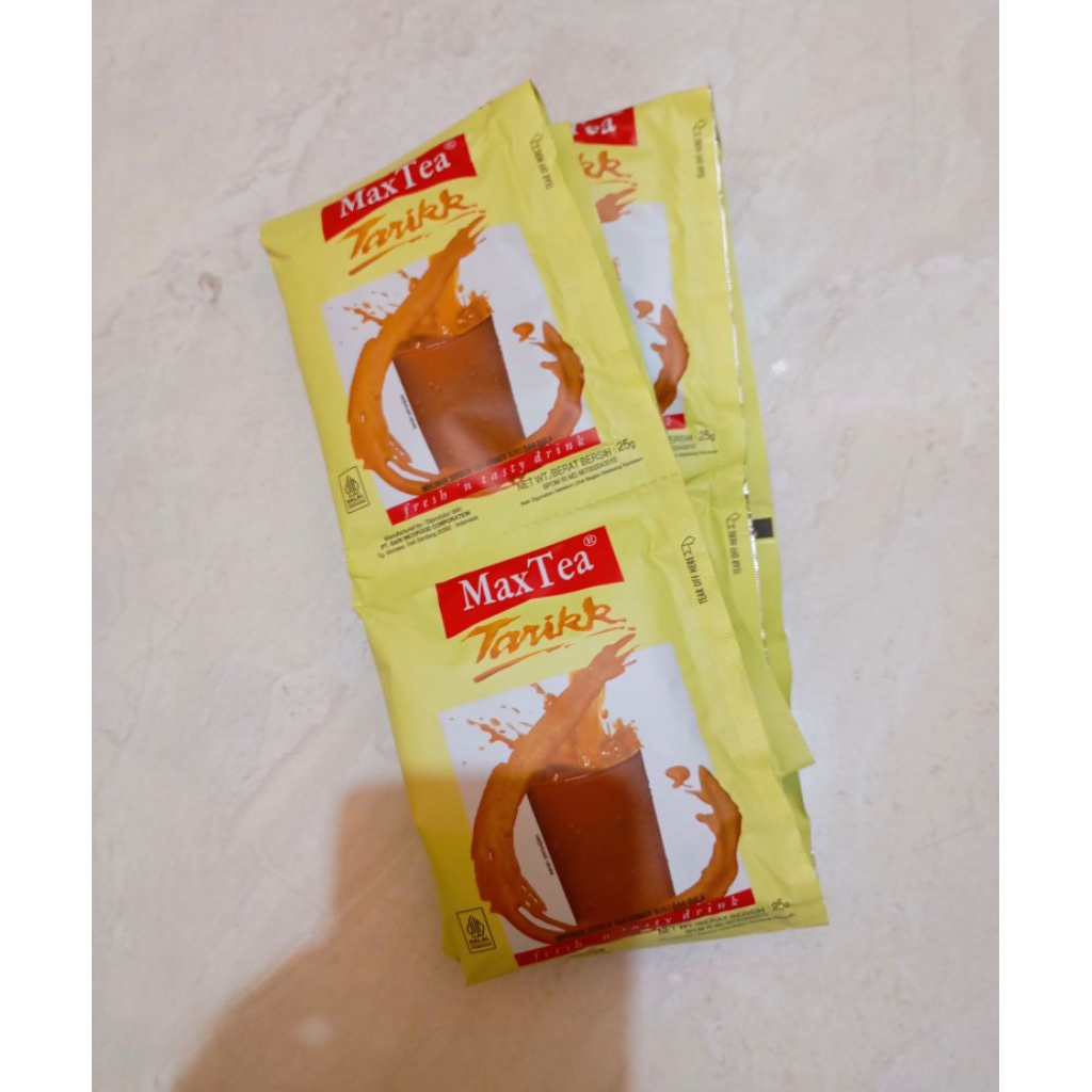 Jual MAX TEA TARIKK RENCENG ISI 10 @25g | Shopee Indonesia