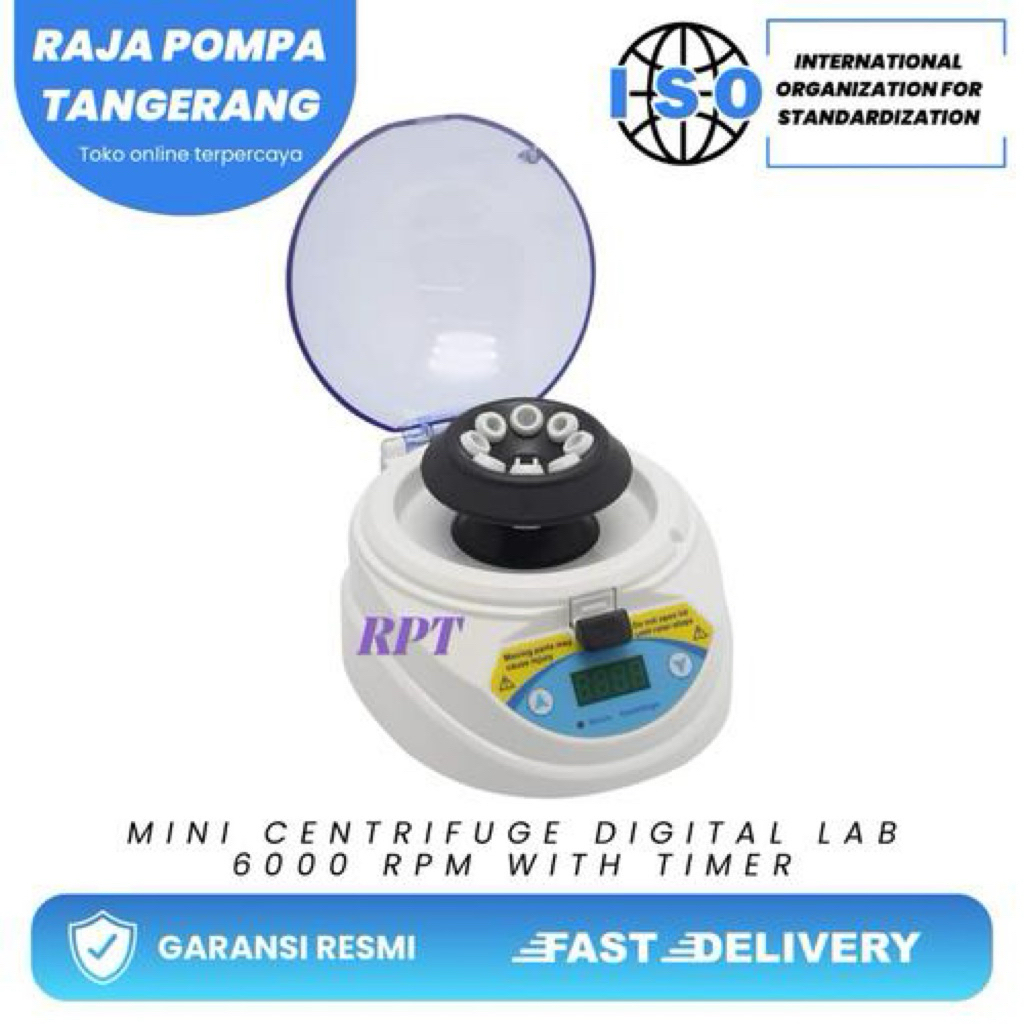 Jual Mini Centrifuge Digital Lab 6000 RPM with Timer | Shopee Indonesia