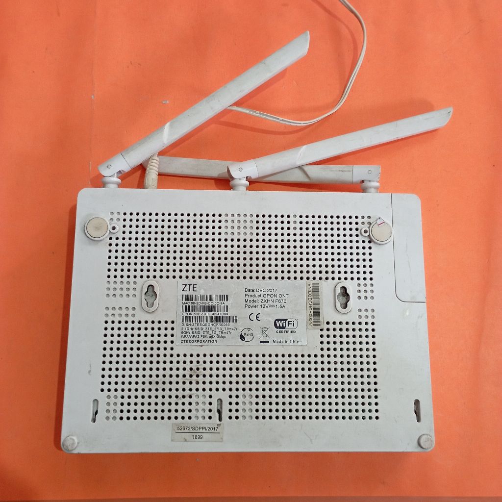 Jual ZTE F670 GPON ONT ROUTER WIRELESS | Shopee Indonesia
