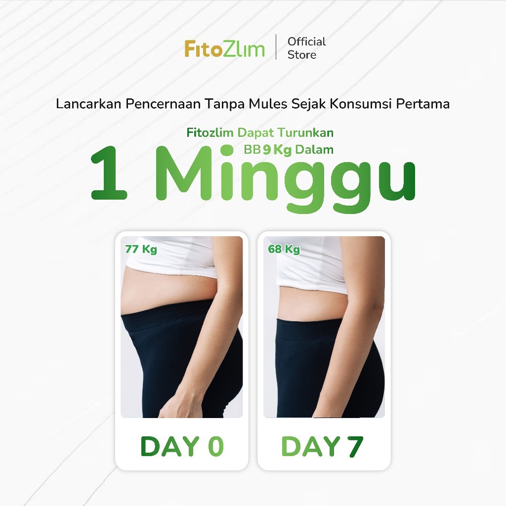 Jual FitoZlim – Minuman Diet & Detox | Isi 3 Sachet | Fiber Drink Tanpa ...