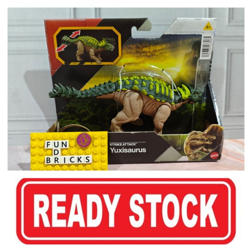 Jual Mattel Jurassic World Rebirth Strike Attack Yuxisaurus | Shopee ...