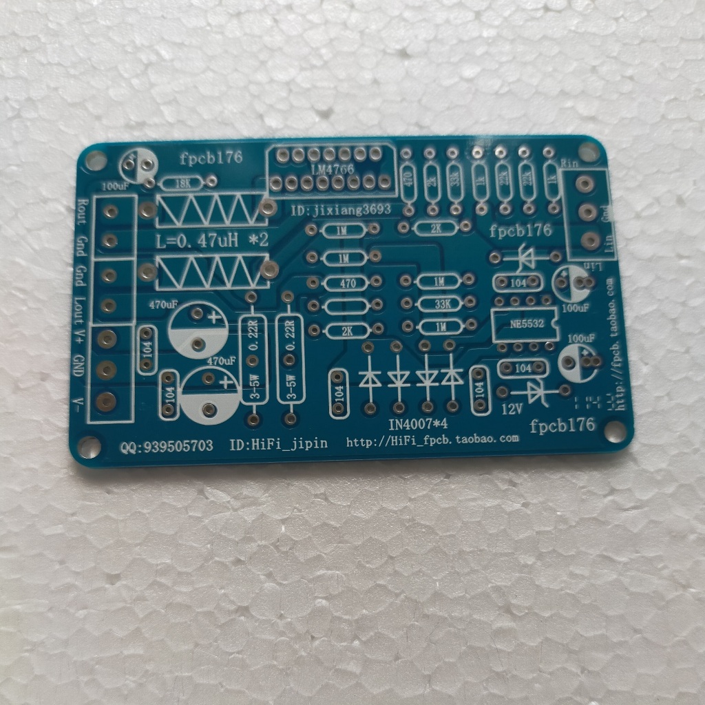 Jual LM4766 LM4766T PCB Gainclone Dual 40W Audio Power Amplifier Edisi
