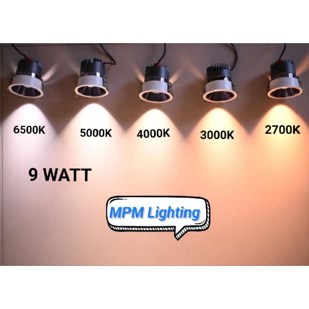 Jual Lampu Spotlight LENSO PRO Adjustable COB 9W Inbow/ Downlight Spot ...