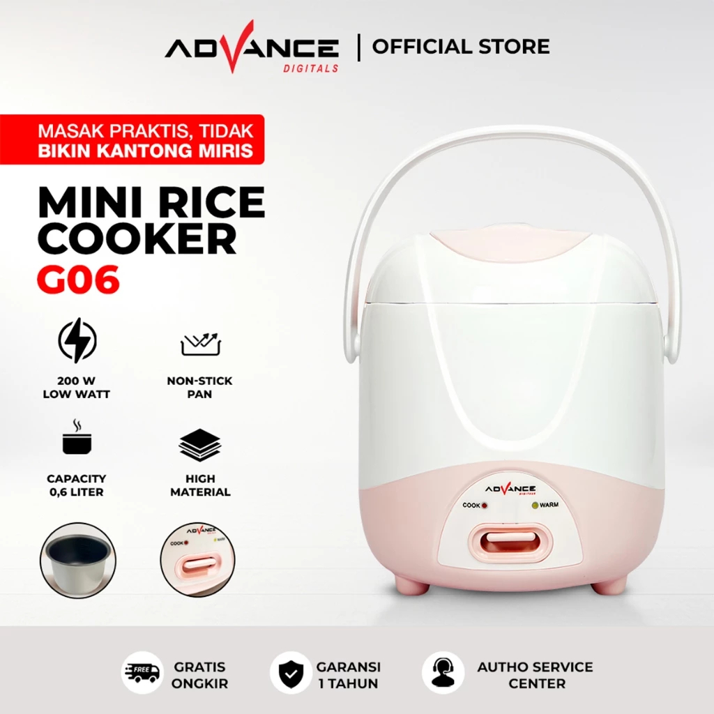 Advance Rice Cooker Mini Magic Com 200 Watt Panci Listrik Berlaku di Pesantren 06