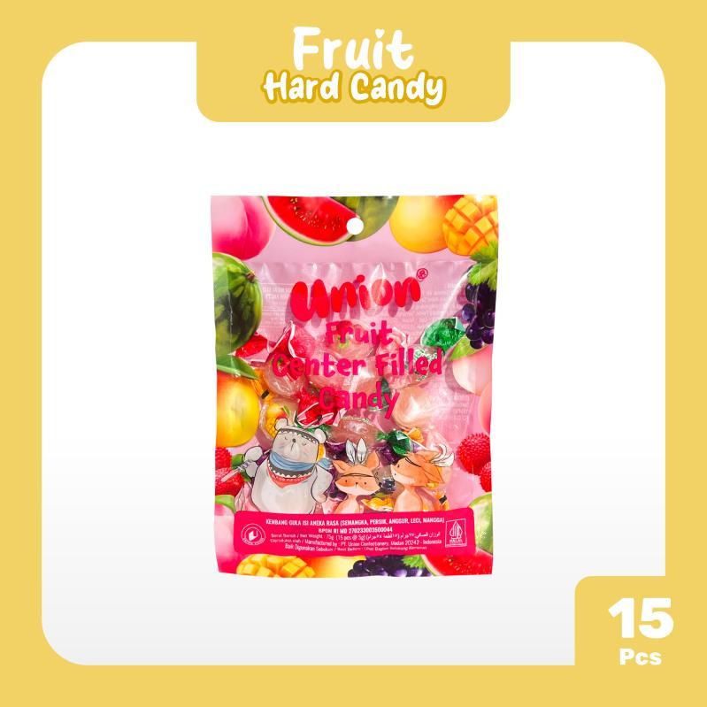 Jual Permen Center Filled Candy 75 gram rasa Watermelon, Peach, Grape ...