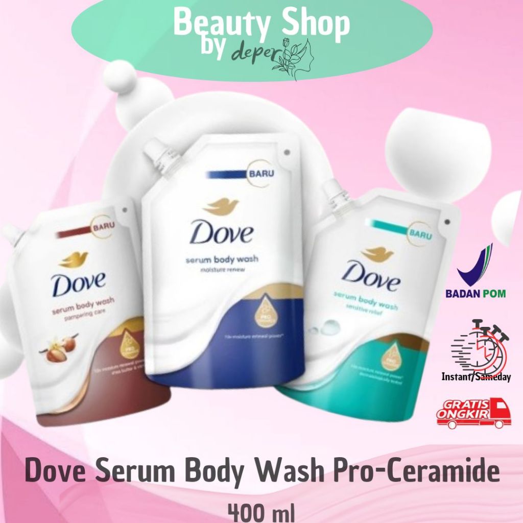 Jual [NEW] Dove Serum Body Wash Pro-Ceramide - 400ml | Shopee Indonesia