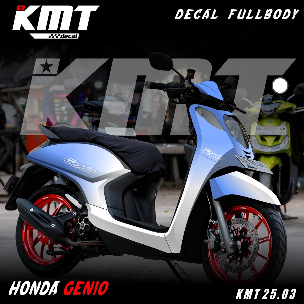 Jual (COD) TERBARU Sticker Decal Full Body Motor Honda Genio 2019 2020 ...