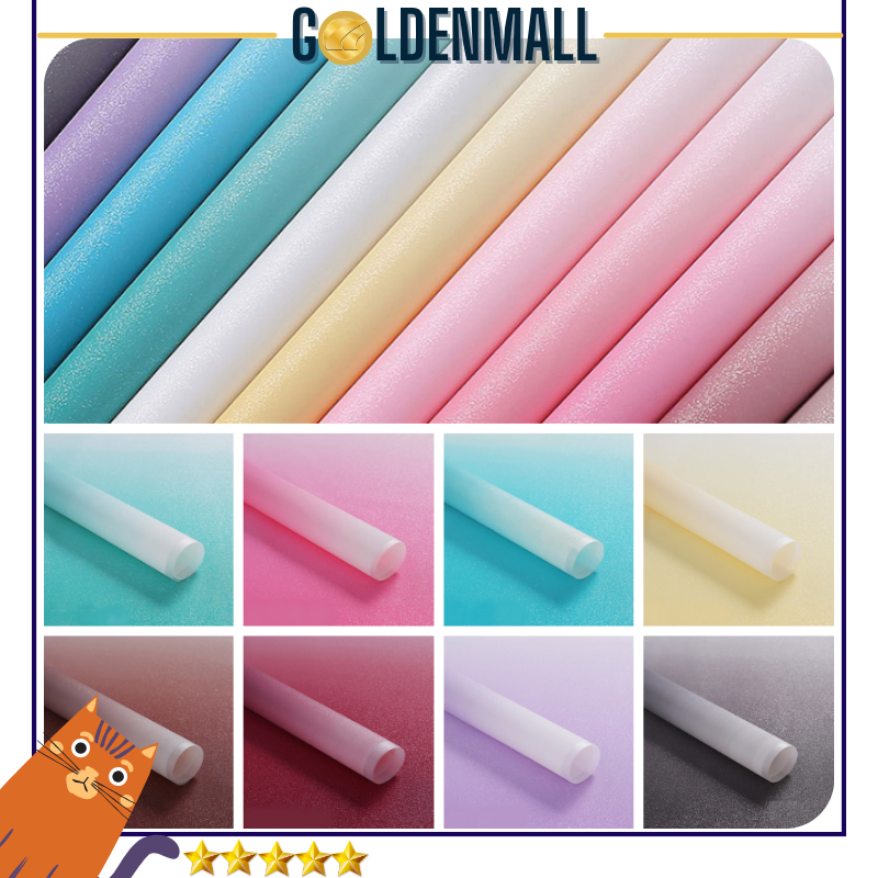Jual 15 LEMBAR Flower Wrapping Paper Gradient Cellophane Kertas Buket ...