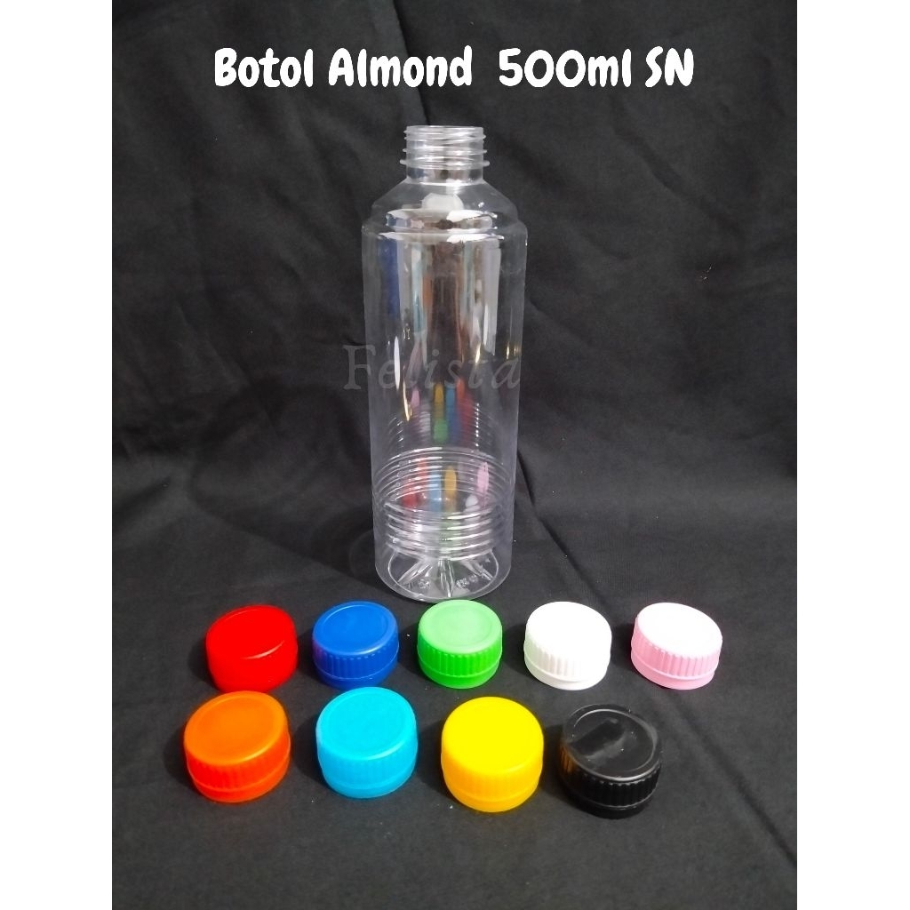 Jual BOTOL ALMOND 500ML SN (isi 10pcs) | Shopee Indonesia