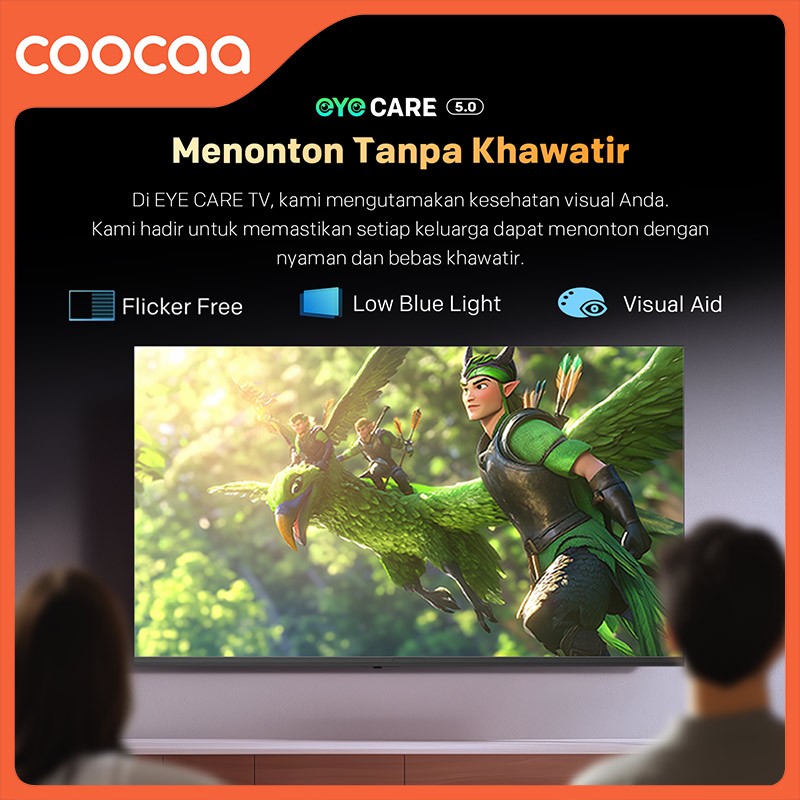 Jual [TERBARU] COOCAA TV 32 inch Z55 - Google TV - Eye Care 5.0 - Dolby ...