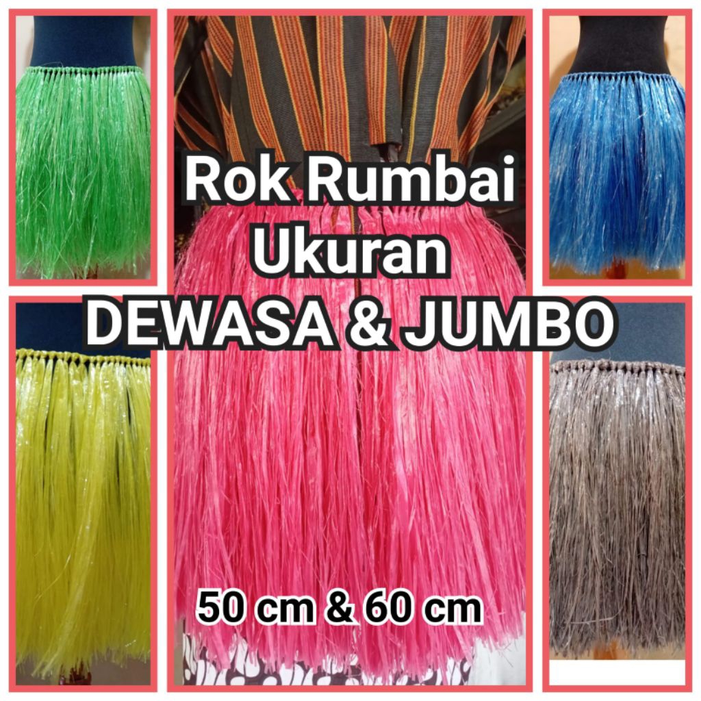 Jual Rok Rumbai Tari Adat Papua Ukuran Dewasa dan Jumbo | Shopee Indonesia