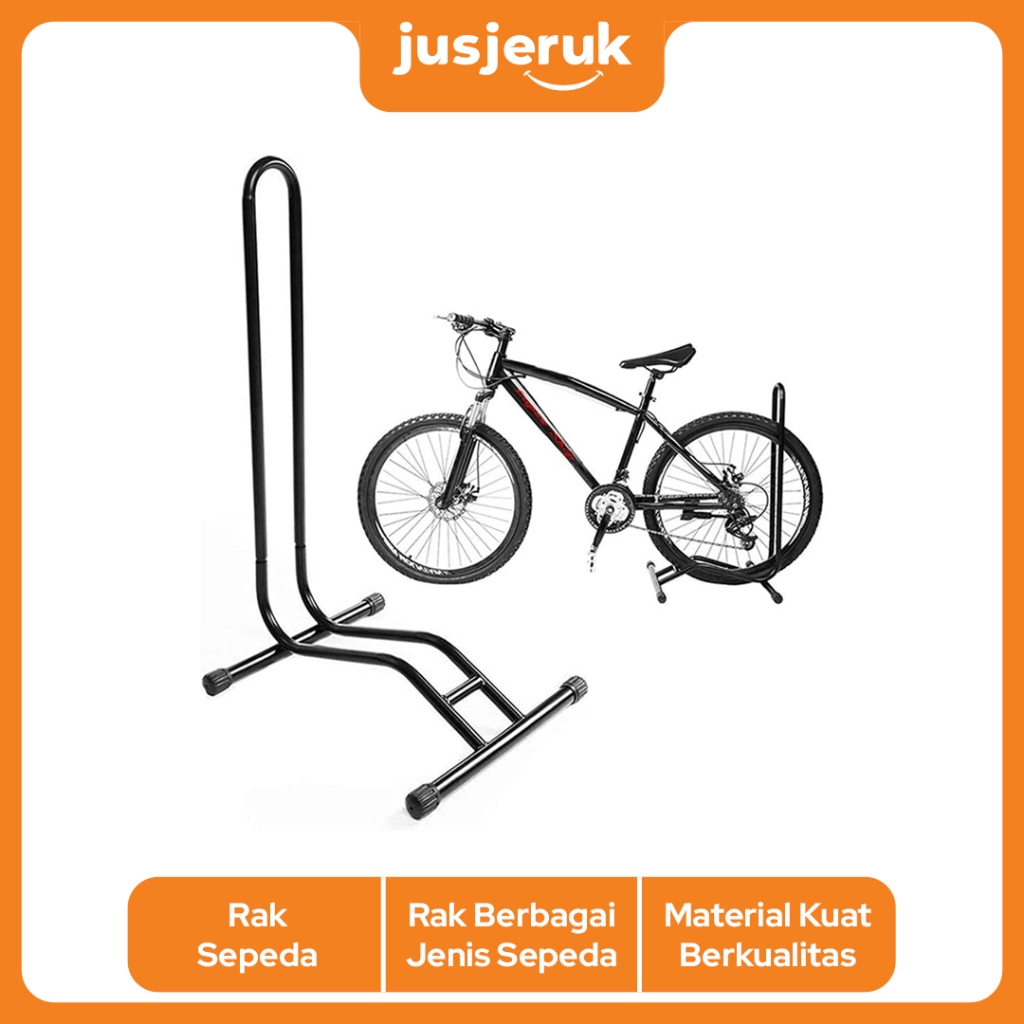 Jual JFactory Standar Sepeda Parkir Racks Floor Standing Bike Model L ...