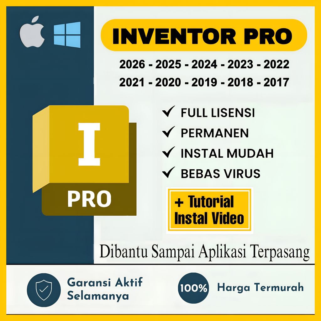 Jual Inventor Pro 2026 - 2017 Full Version Original Lifetime Bergaransi ...