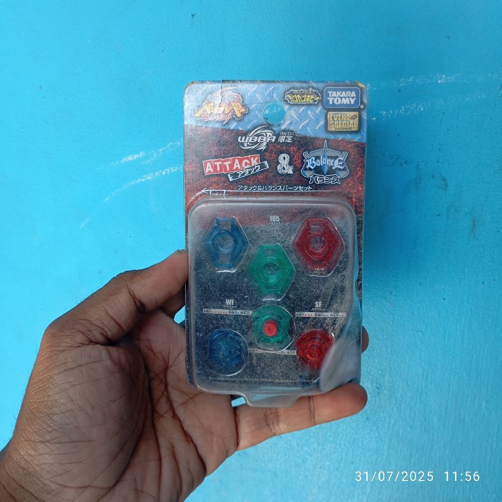 Jual spare part Beyblade wbba attack and balance parts takara tomy ...