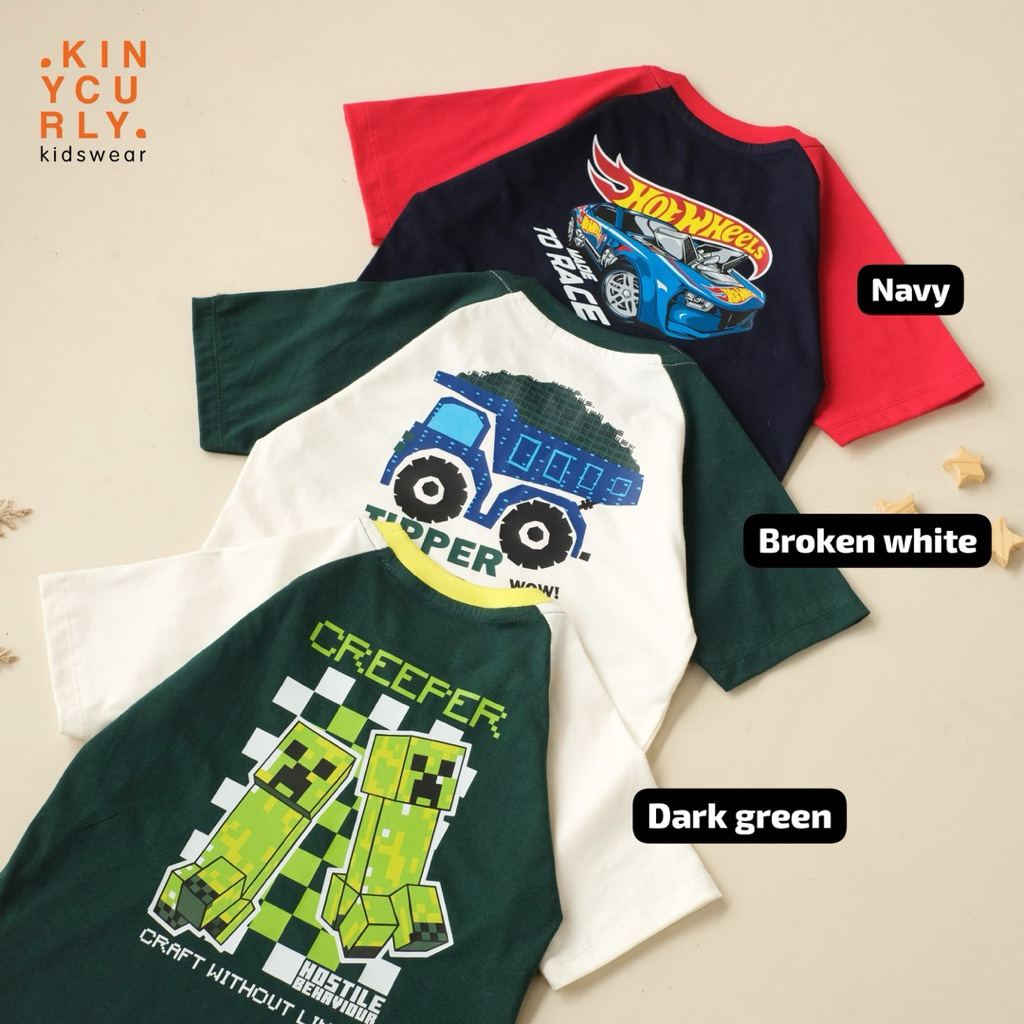 Little M Stand Out Raglan Anak Laki-Laki