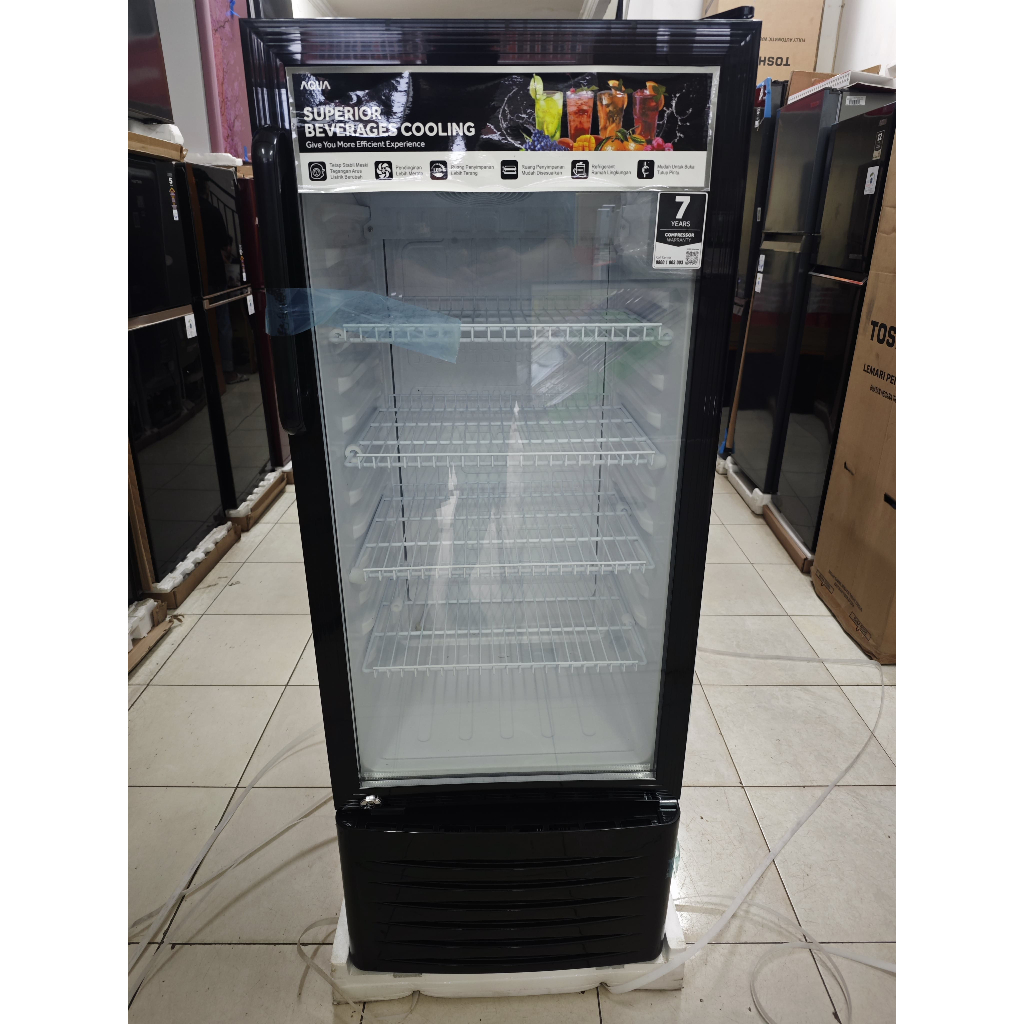 Jual Aqua Showcase 4 Rak 180 Liter AQB-181GO Garansi Resmi 7 Tahun ...
