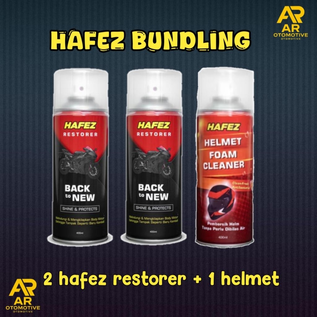 Jual Hafez Bundling 2 Hafez restorer + hafez helmet | Shopee Indonesia