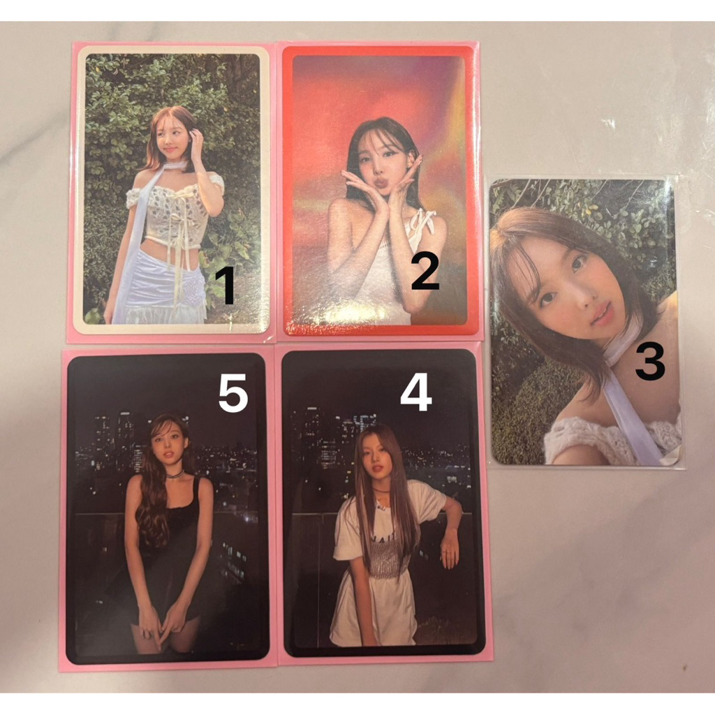 Jual PHOTOCARD OFFICIAL BAEMON/NMIXX/LESSERAFIM/TWICE | Shopee Indonesia