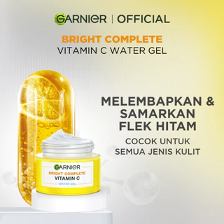 [BARU] Garnier Bright Complete Vitamin C Water Gel Moisturizer 50ml (Pelembap untuk mencerahkan dan melembapkan kulit)