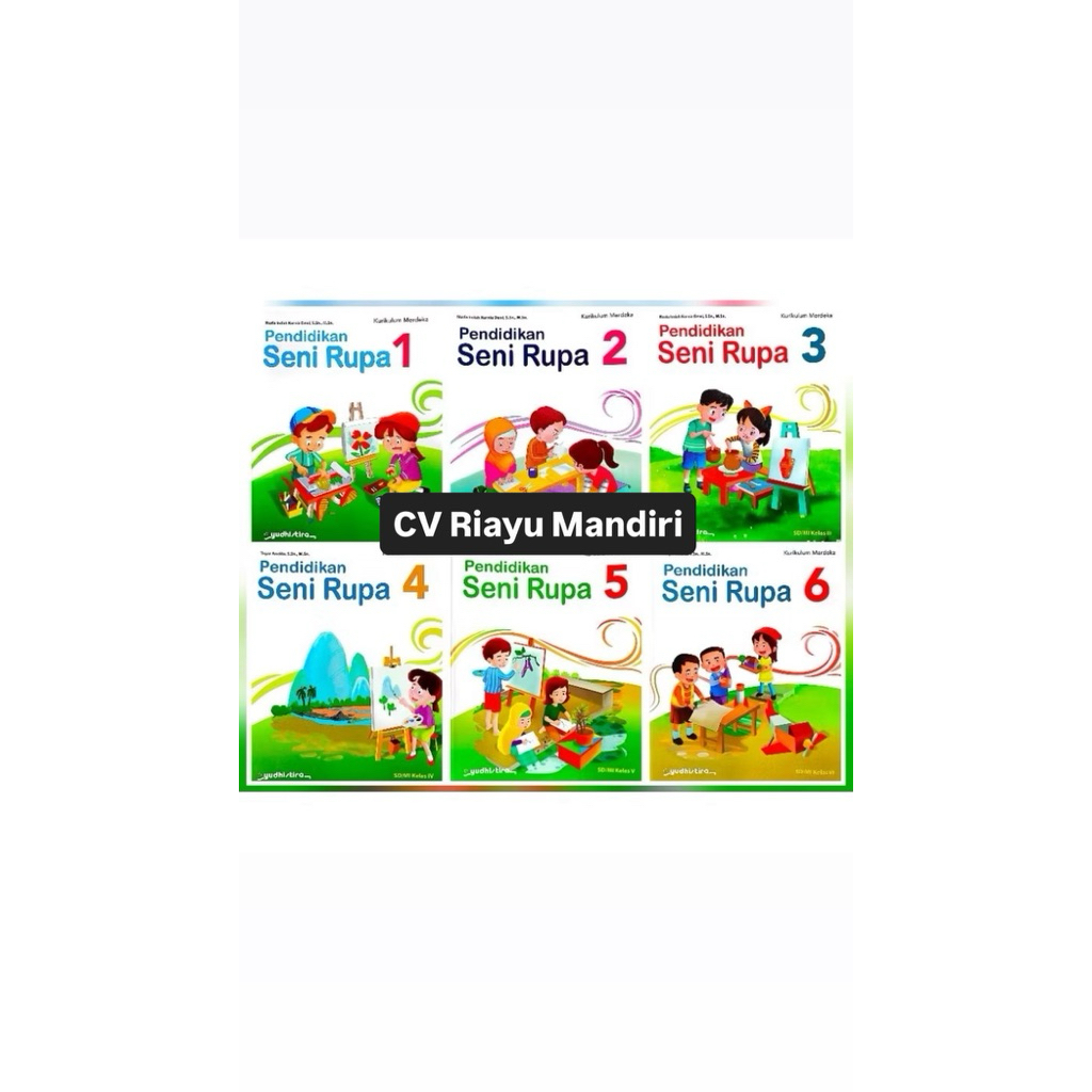Jual Buku Paket SD Yudhistira Seni Rupa Kurikulum Merdeka kelas 1,2,3,4 ...