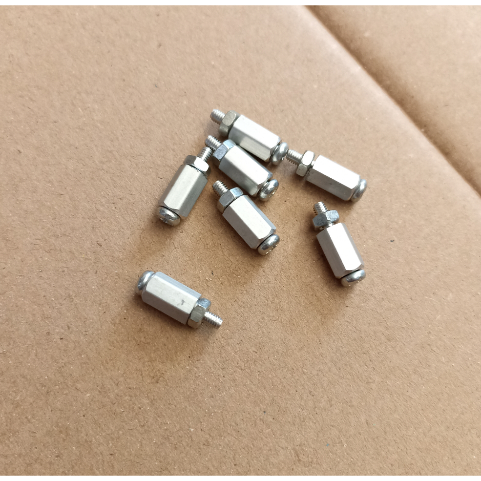 Jual Speaser 1 cm di pcb / spicer 1cm di pcb PER 1 SET BAUT DAN MUR ...