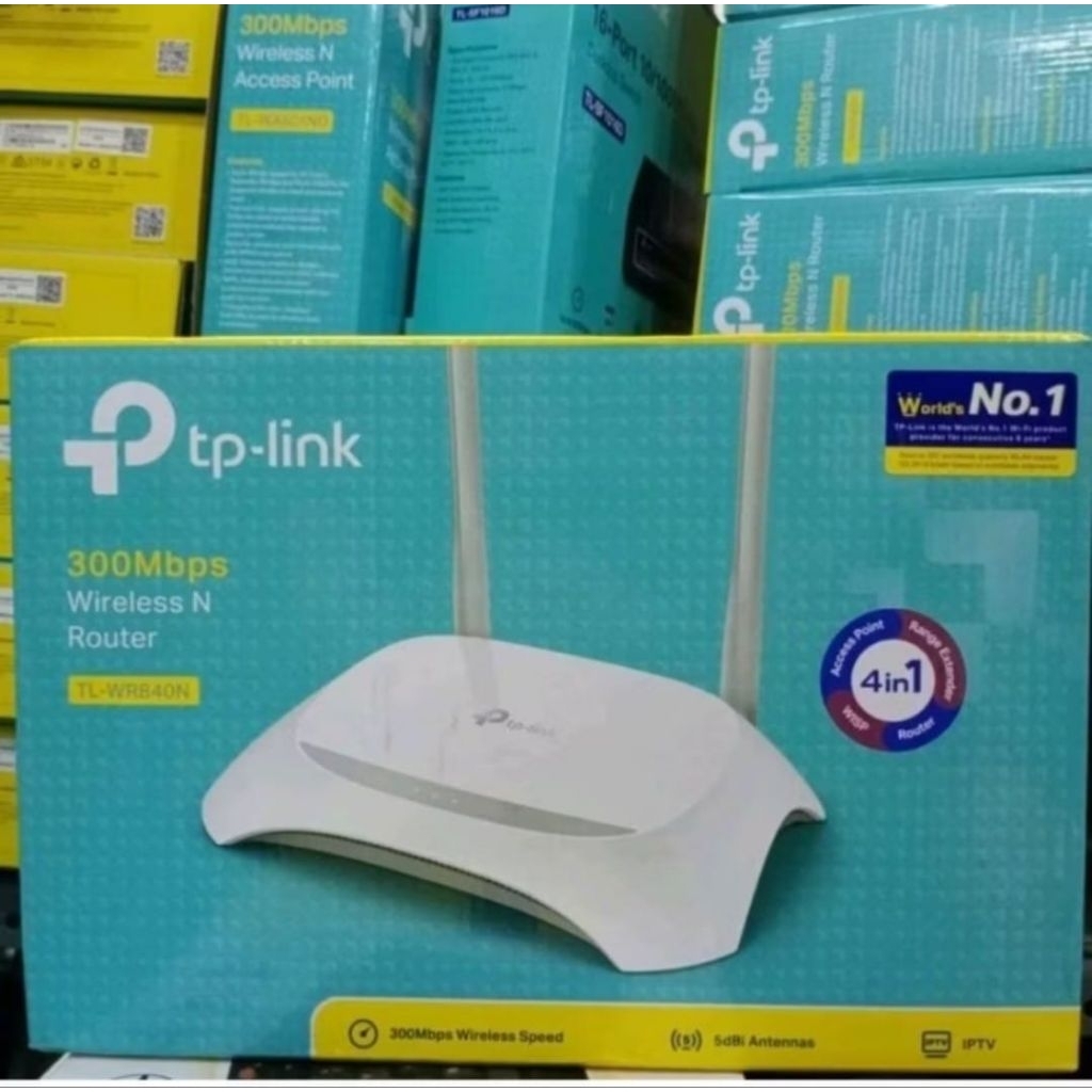 Jual TP-Link WR840N 300Mbps TPLink WR-840N Wireless Router | Shopee ...