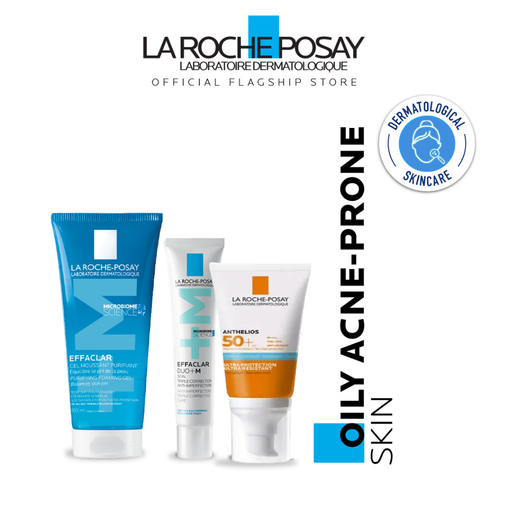 Jual (COD)La Roche Posay Effaclar Foaming Gel Cleanser 200ml + Effaclar ...