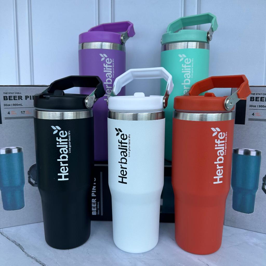 Botol Tumbler Herblf 900ml Tahan Panas Dingin - foto 2