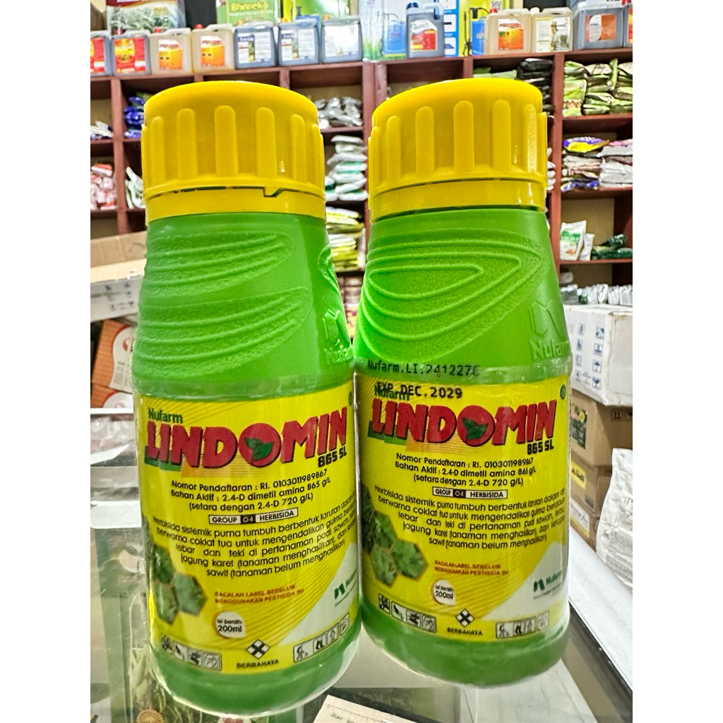 Jual LINDOMIN 865SL Kemasan 200ml - HERBISIDA SELEKTIF PADI | Shopee ...