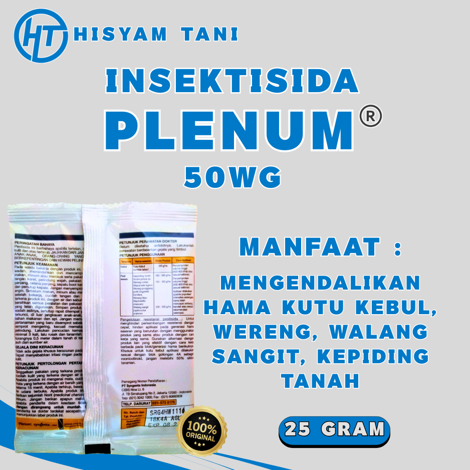 Jual INSEKTISIDA PLENUM 50 WG - 25 GRAM / Plenum | Shopee Indonesia