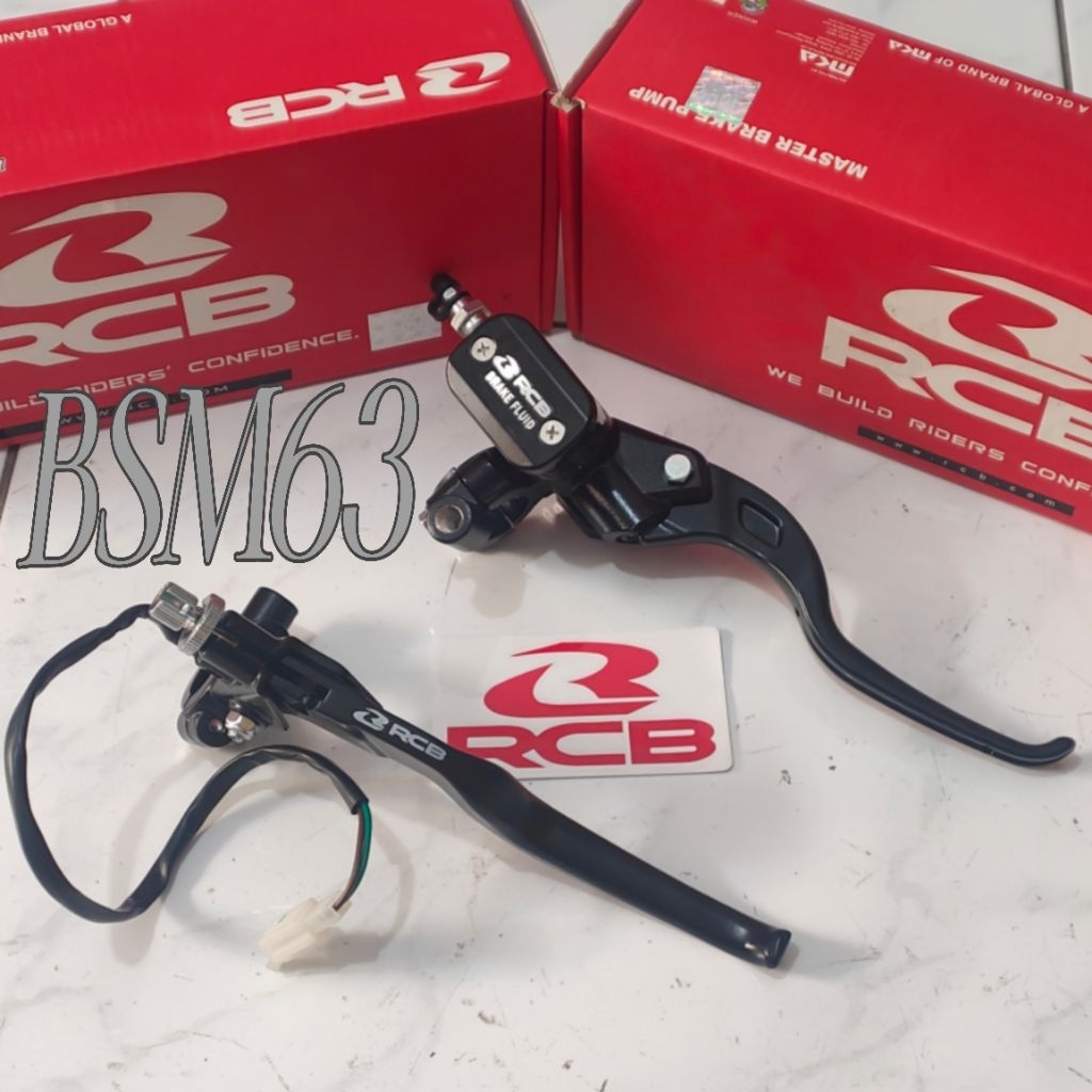 Jual 1Set Master Rem Kanan Rcb E3 kotak + Handle Rem Kopling Rcb E2 ...