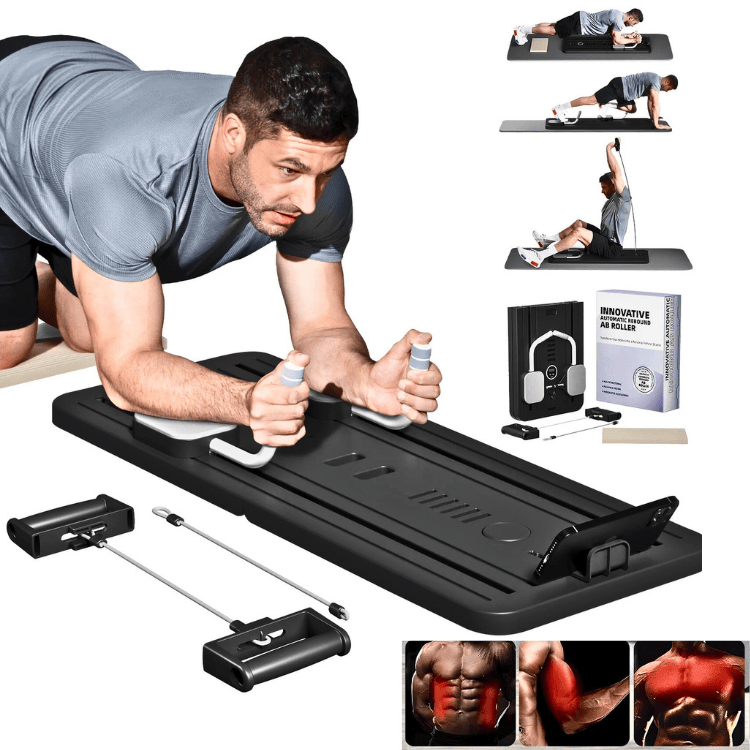 Jual COD ELBOKERO Alat Pilates Papan Latihan Perut Alat Sit Up Aerobik ...