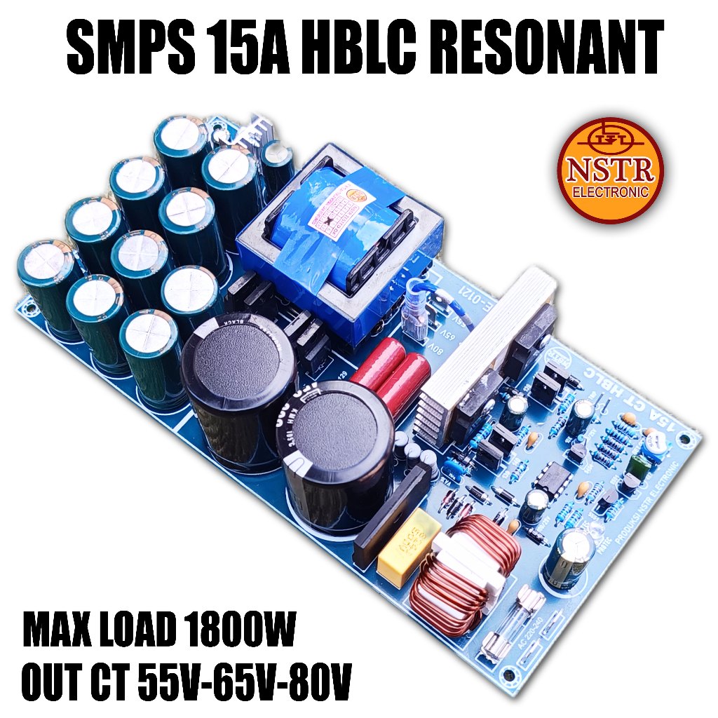 Jual SMPS 15A HBLC RESONANT OUT CT 55V 65V 80V ANTI KONSLET | Shopee ...