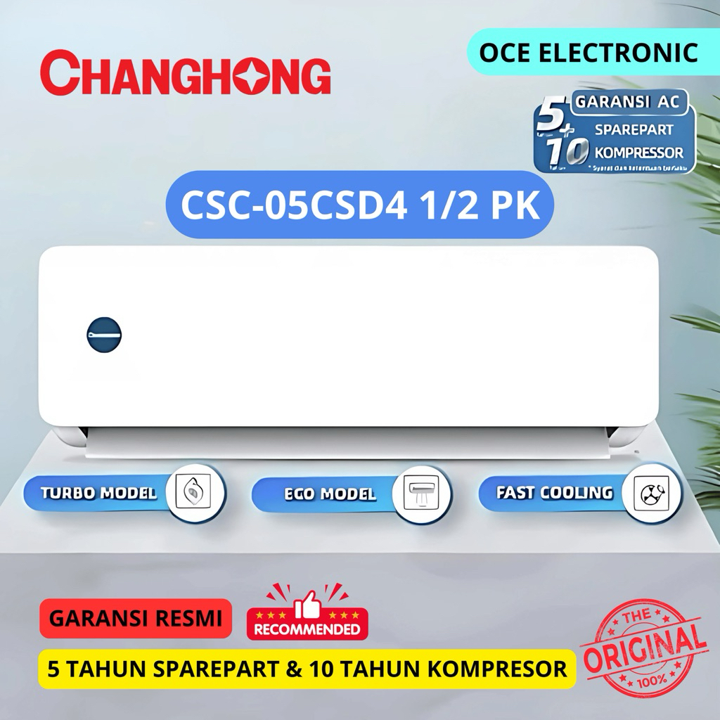 Jual AC CHANGHONG CSC-05CSD4 1/2 PK [GARANSI RESMI] | Shopee Indonesia
