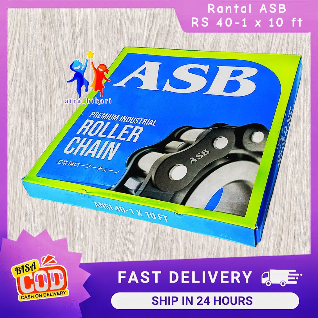 Jual Rantai RS 40-1 x 10 ft Merk ASB | Shopee Indonesia