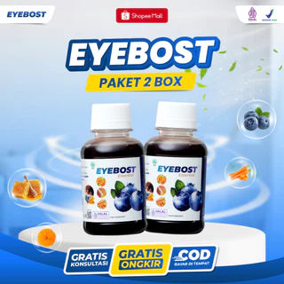 Paket 2 Botol Eyebost Asli Madu Herbal Vitamin Mata Bantu Atasi Mata Minus Buram Obat Mata Katarak