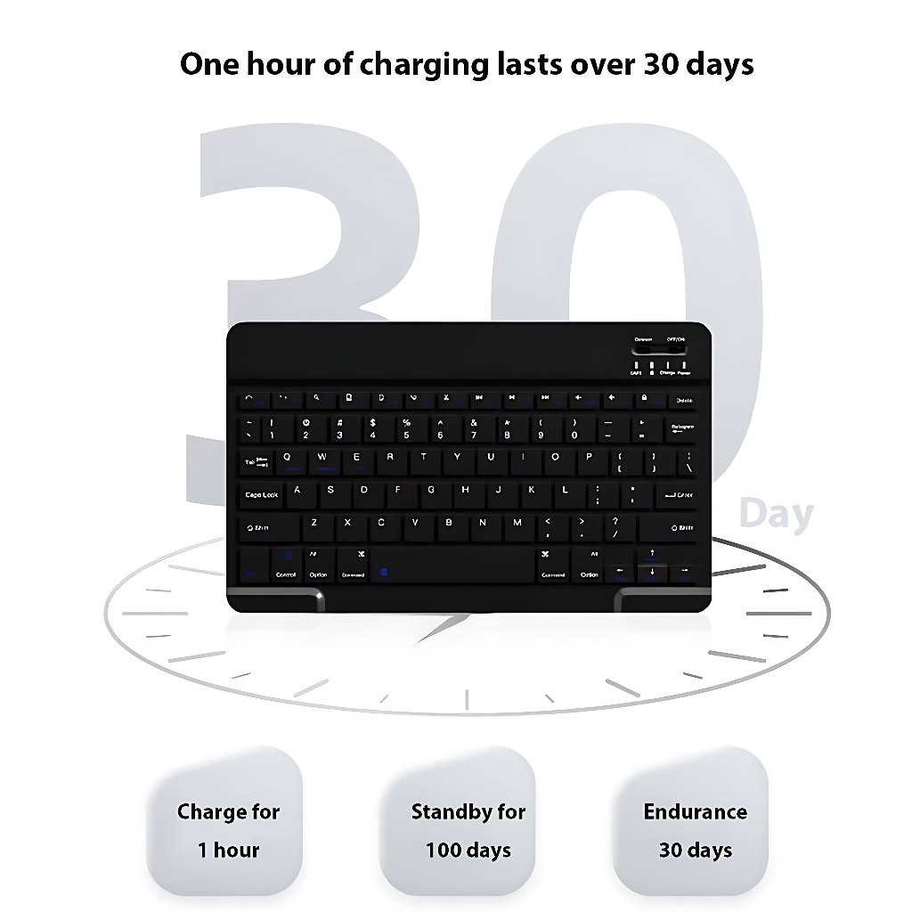 Jual Universal Wireless Keyboard Bluetooth Mini Keyboard 10inc For ...