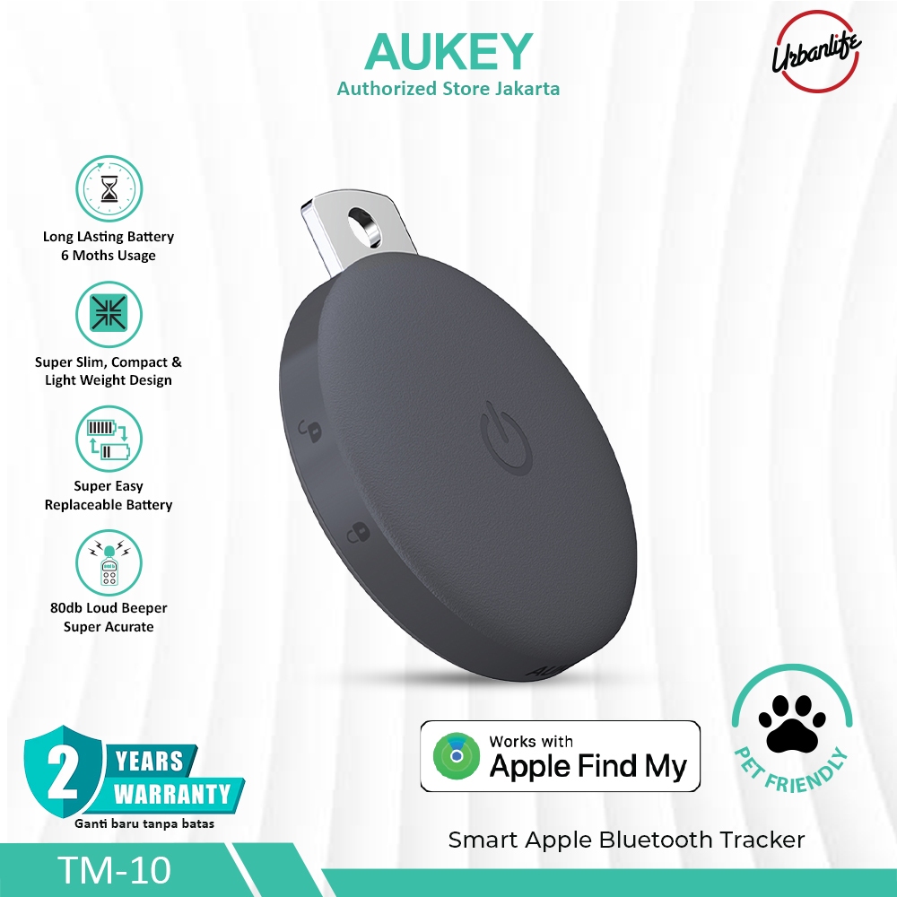Jual AUKEY TRACKER | Track Mate 1 Smart Mini AirtTag Bluetooth Tracker ...