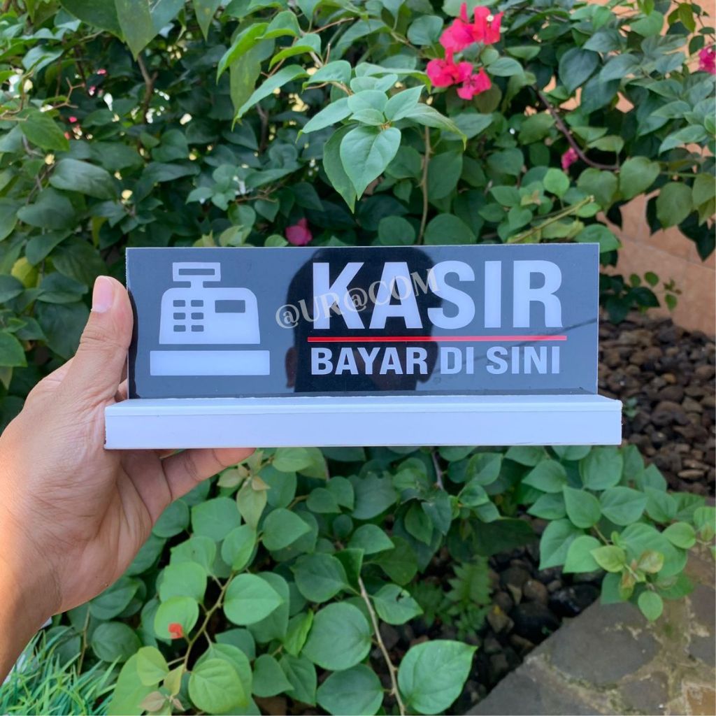 Jual Akrilik Kasir,Budaya Antri|Sign Reserved, Cashier, order & Pay ...