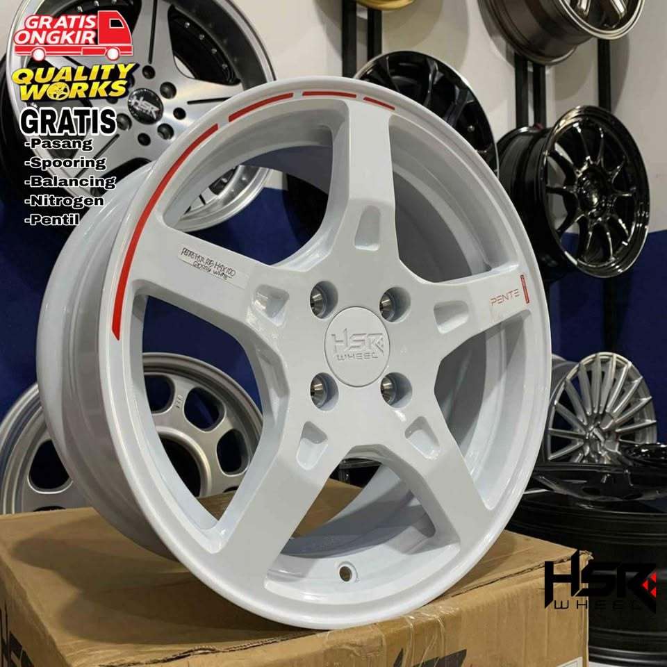 Jual Paket Velg Ban R16 Mobil Honda Brio, Velg Hsr Wheel Pente R16 Ban ...