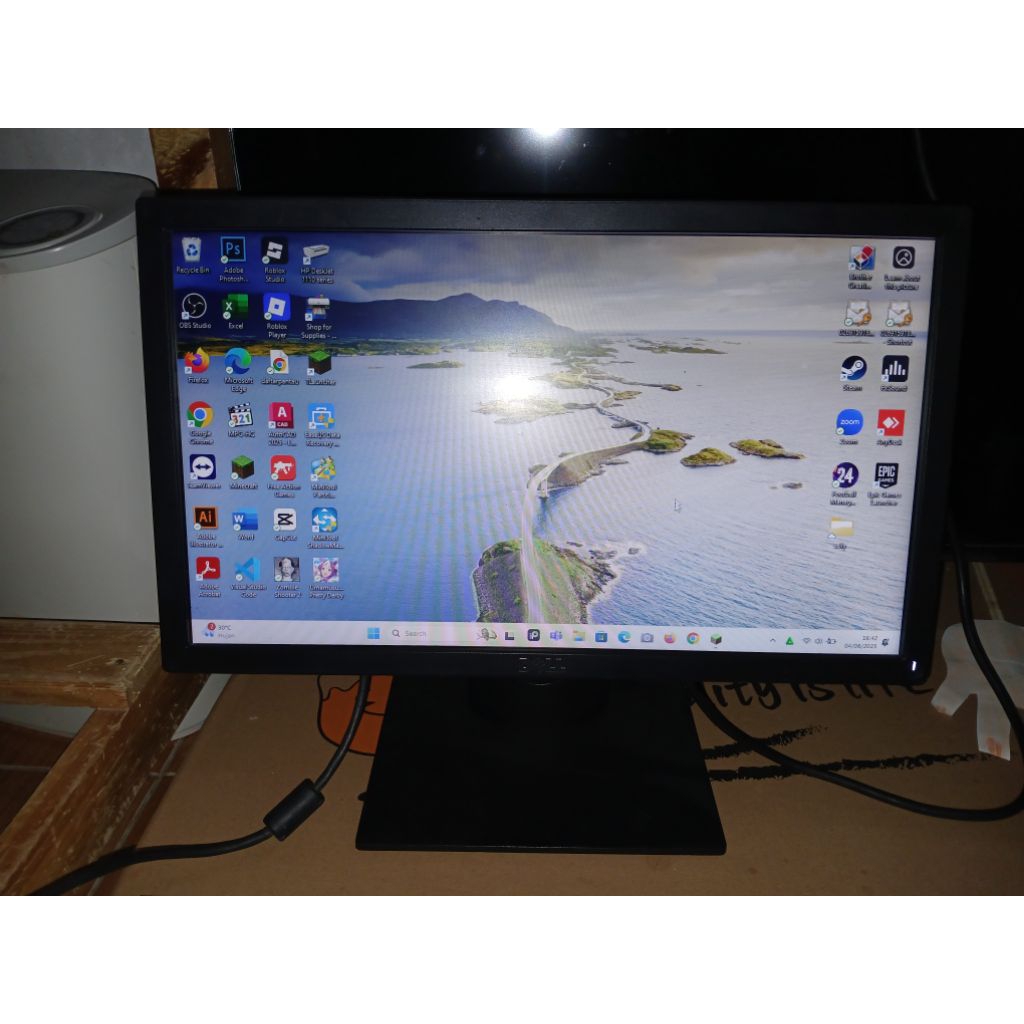 Jual Monitor LED DELL 19 inch wide screen normal | Shopee Indonesia